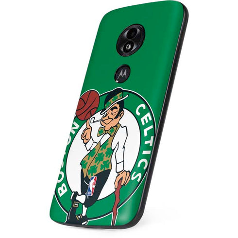 NBA Boston Celtics Large Logo Moto E5 Play Skin